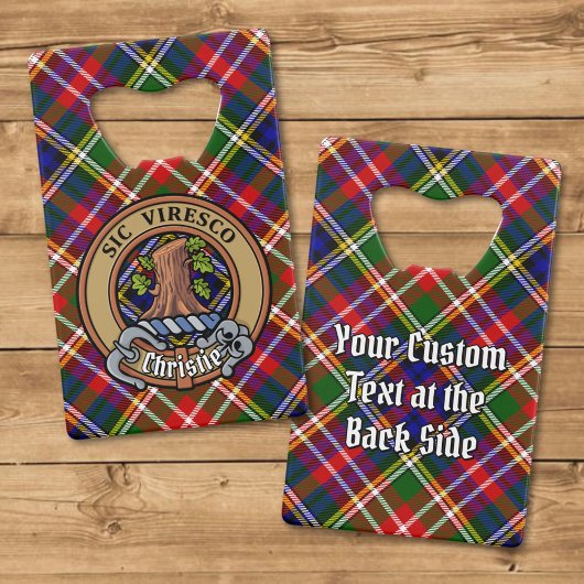 Clan Christie Crête sur Tartan