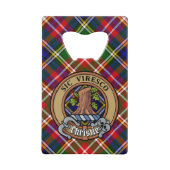 Clan Christie Crête sur Tartan (Devant)