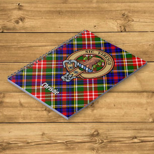 Clan Christie Wapen over Tartan Notitieboek