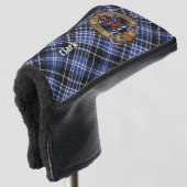 Clan Clark Crest Golf Head Hoesje Golfheadcover (3/4 voorkant)
