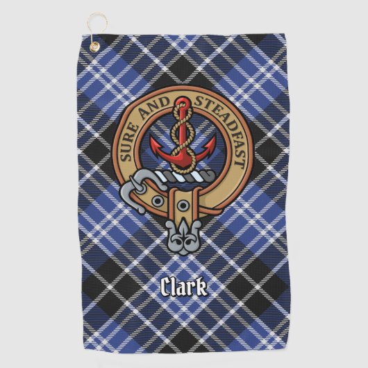 Clan Clark Crest Golfhanddoek (Voorkant)
