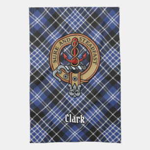Clan Clark Crest Kitchen Towel Theedoek