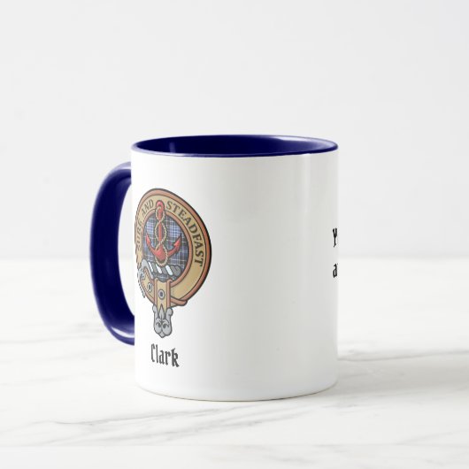 Clan Clark Crest Mok (Voorkant links)