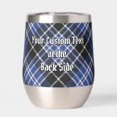 Clan Clark Crest over Tartan (Achterkant)