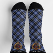 Clan Clark Crest over Tartan Socks Sokken (Top)