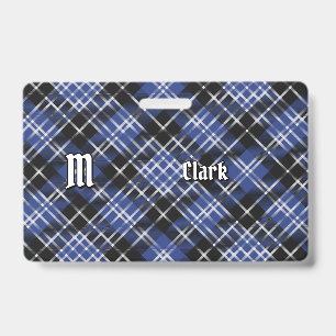 Clan Clark Tartan Badge