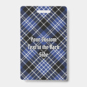 Clan Clark Tartan Badge (Achterkant)