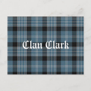 Clan Clark Tartan Briefkaart