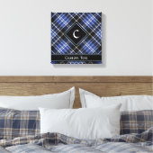 Clan Clark Tartan Canvas Afdruk (Insitu (Slaapkamer))