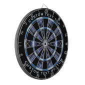 Clan Clark Tartan Dartbord (Voorkant Links)