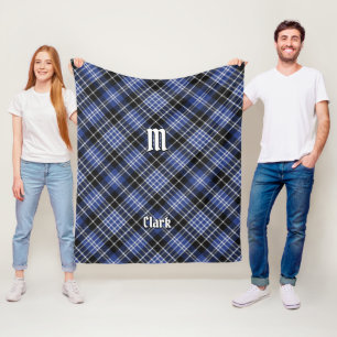 Clan Clark Tartan Fleece Blanket Deken