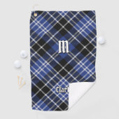 Clan Clark Tartan Golfhanddoek (Insitu)