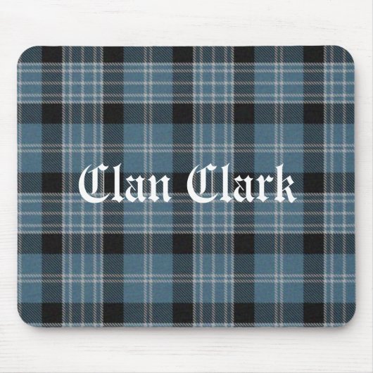 Clan Clark Tartan Muismat (Voorkant)