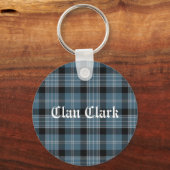Clan Clark Tartan Sleutelhanger (Voorkant)
