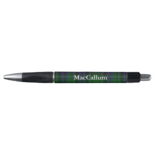 Clan classique MacCallum Tartan Plaid Stylo person