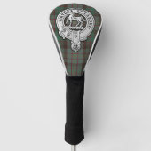 Clan Cochrane Crest & Hunting Tartan Golfheadcover (Voorkant)