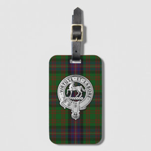 Clan Cochrane Crest & Tartan Bagagelabel