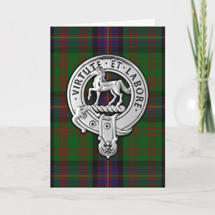 Clan Cochrane Crest & Tartan Kaart