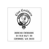 Clan Cockburn Crest Badge Rubberstempel (Afrduk)