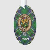 Clan Cockburn Crest sur Tartan (devant)