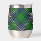 Clan Cockburn Crest sur Tartan (Gauche)