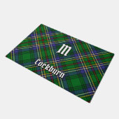 Clan Cockburn Tartan Deurmat (Schuin)