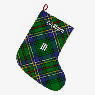 Clan Cockburn Tartan Grote Kerstsok