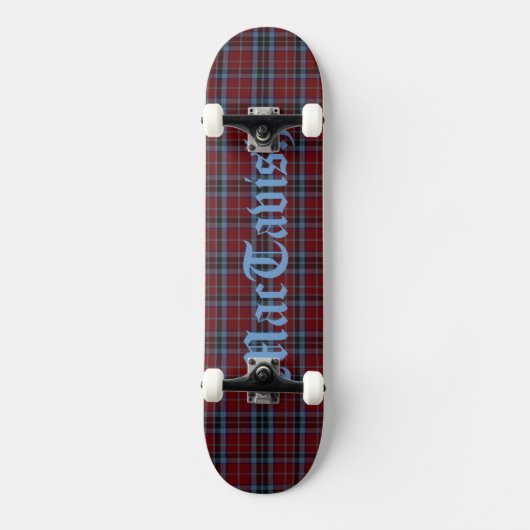 Clan coloré MacTavish Custom Skateboard (Recto)