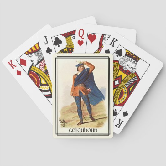Clan Colquhoun Classic Scotland Pokerkaarten (Achterkant)