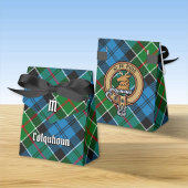 Clan Colquhoun Crest over Tartan Bedankdoosjes