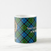 Clan Colquhoun Crest over Tartan Koffiemok (Center)
