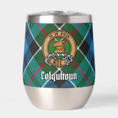 Clan Colquhoun Crest sur Tartan (Avant)