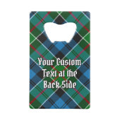 Clan Colquhoun Crest sur Tartan (Dos)