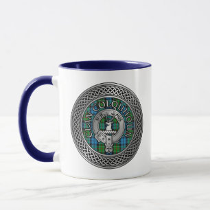 Clan Colquhoun Crest & Tartan Knot Mok