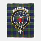 Clan Colquhoun Modern Tartan Pset Fleece Deken (Voorkant)