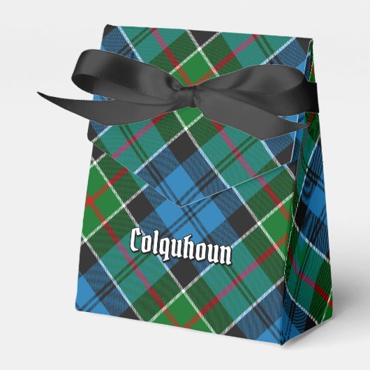 Clan Colquhoun Tartan Bedankdoosjes (Voorkant Zijde)