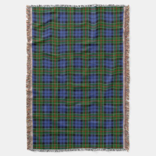 Clan Colquhoun Tartan Deken (Voorkant Verticaal)