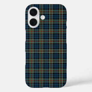 Clan Colquhoun Tartan Navy, Green, Red Pset iPhone 16 Hoesje