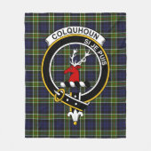 Clan Colquhoun Tartan Pset Fleece Deken (Voorkant)