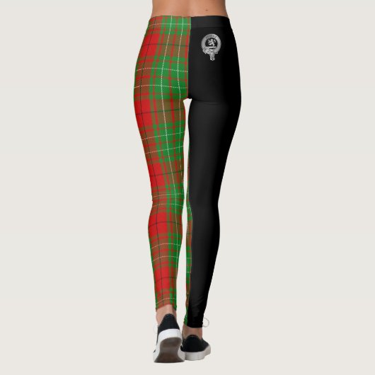 Clan Comyn | Cumming Crest & Tartan Leggings (Achterkant)