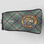 Clan Craig Crest Golf Head Hoesje Golfheadcover (Voorkant)