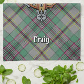 Clan Craig Crest Kitchen Towel Theedoek (Gevouwen)