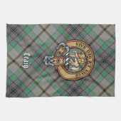 Clan Craig Crest Kitchen Towel Theedoek (Horizontaal)