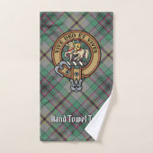 Clan Craig Crest over Tartan Bad Handdoek (Handdoek)