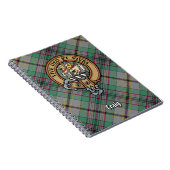 Clan Craig Crest over Tartan Notitieboek (Rechterzijde)