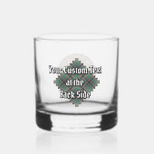 Clan Craig Crest over Tartan Whisky Glas (Achterkant)