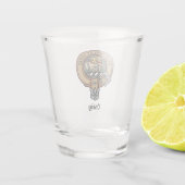 Clan Craig Crest Shot Glass Glas (Achterkant)