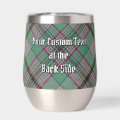Clan Craig Crest sur Tartan (Arrière)
