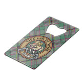 Clan Craig Crest sur Tartan (Devant Angle)
