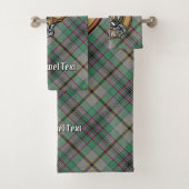 Clan Craig Crest sur Tartan (En situation)